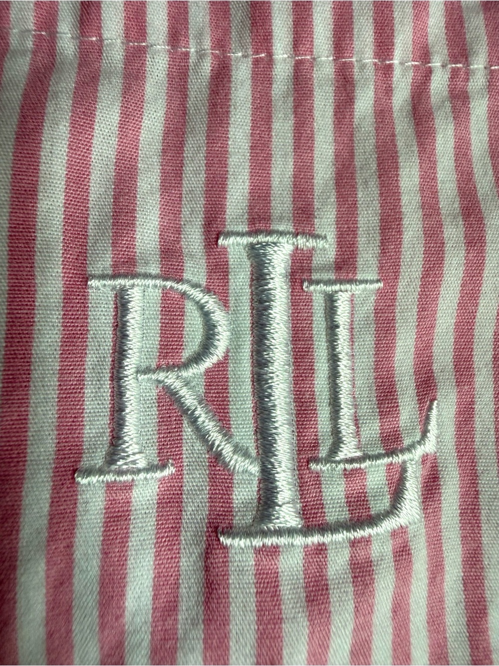 Lauren Ralph Lauren Heritage Essentials Woven Sleep Shirt Size M 100% Cotton - Picture 11 of 15